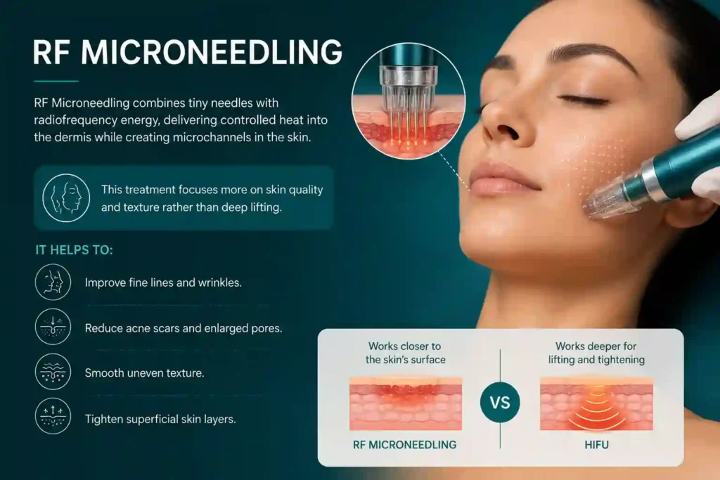 What Does RF Microneedling Do That HIFU Alone Cannot Dunstable